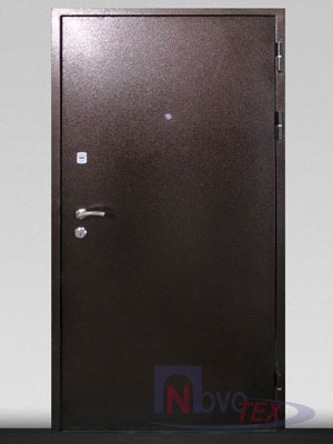 Дверь металлическая утепленная ДМУ-1, покраска цветом медный антик